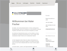 Tablet Screenshot of malerfischer.de